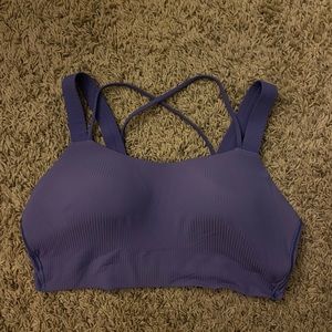 Like a Cloud Ribbed Longline Bra (Light Support, D/DD cup)
